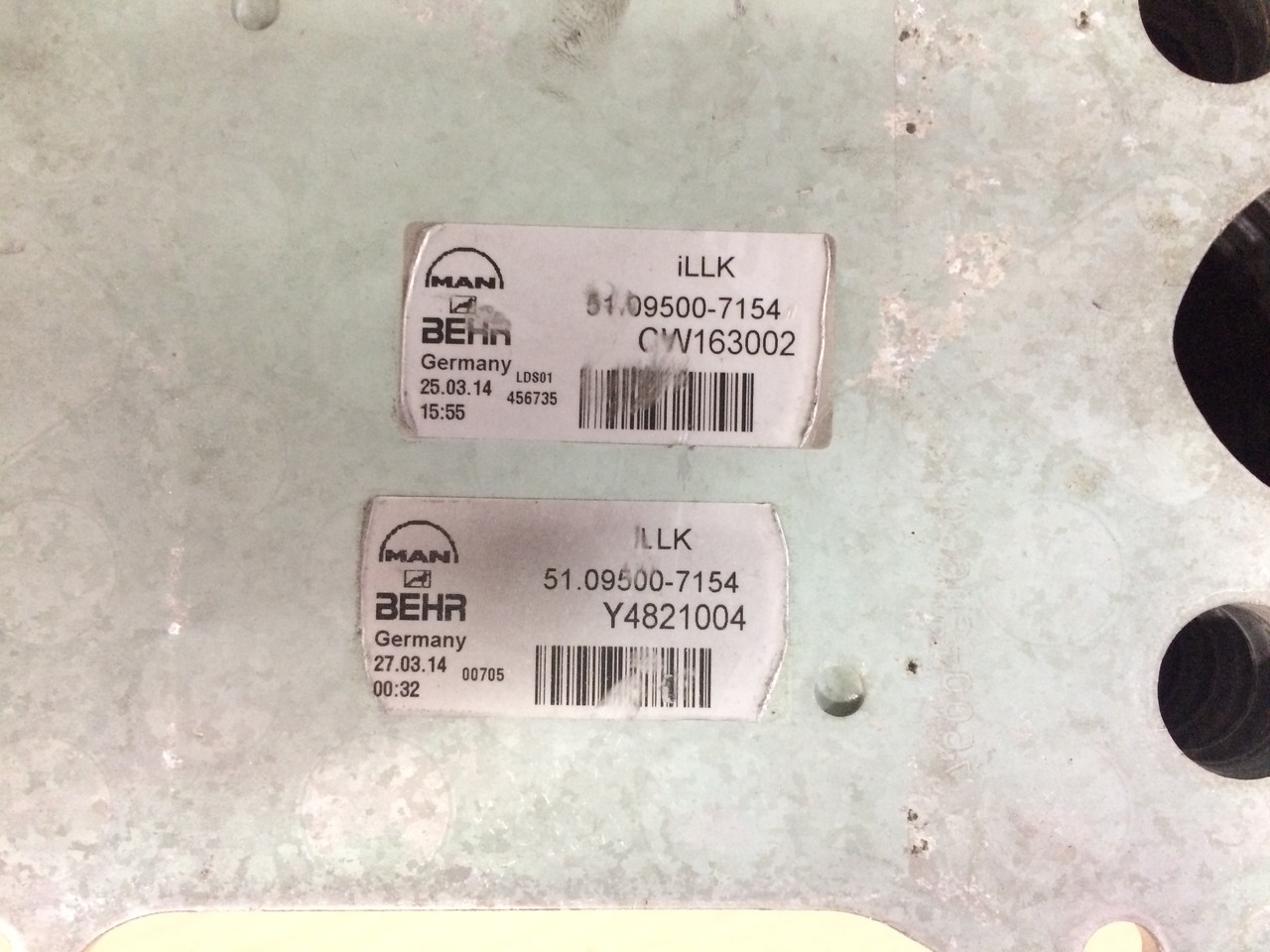 RADIATORE ARIA COMBURENTE - MOTORI MAN D2066 - D2676 - EURO 6 - Dzesēšanas sistēma - Kravas automašīna: foto 5 RADIATORE ARIA COMBURENTE - MOTORI MAN D2066 - D2676 - EURO 6 - Dzesēšanas sistēma - Kravas automašīna: foto 5