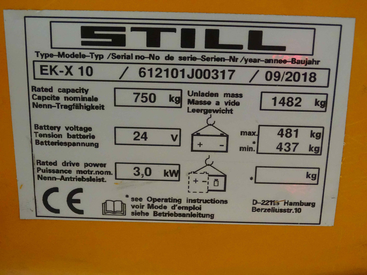 Still EK-X - Komplektētājs: foto 5 Still EK-X - Komplektētājs: foto 5