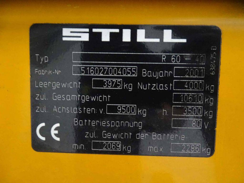 Still R60-40 - Elektroiekrāvējs: foto 5 Still R60-40 - Elektroiekrāvējs: foto 5
