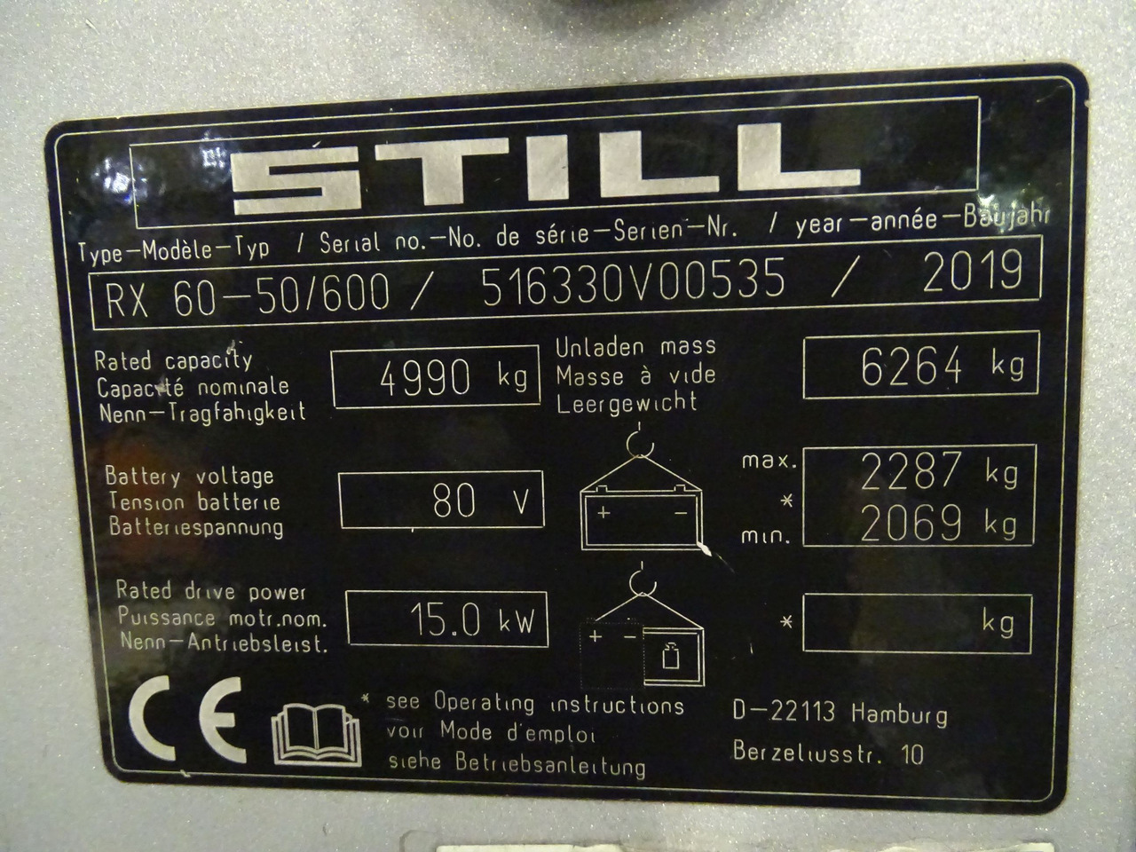 Elektroiekrāvējs Still RX60-50/600: foto 6