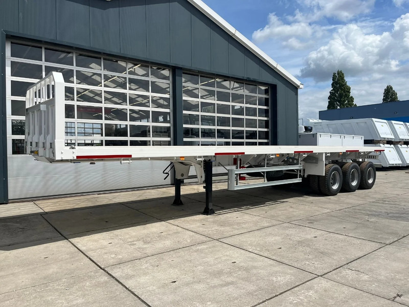 CIMC 3-axle Flatbed Semi-Trailer - Bortu puspiekabe/ Platforma: foto 1 CIMC 3-axle Flatbed Semi-Trailer - Bortu puspiekabe/ Platforma: foto 1