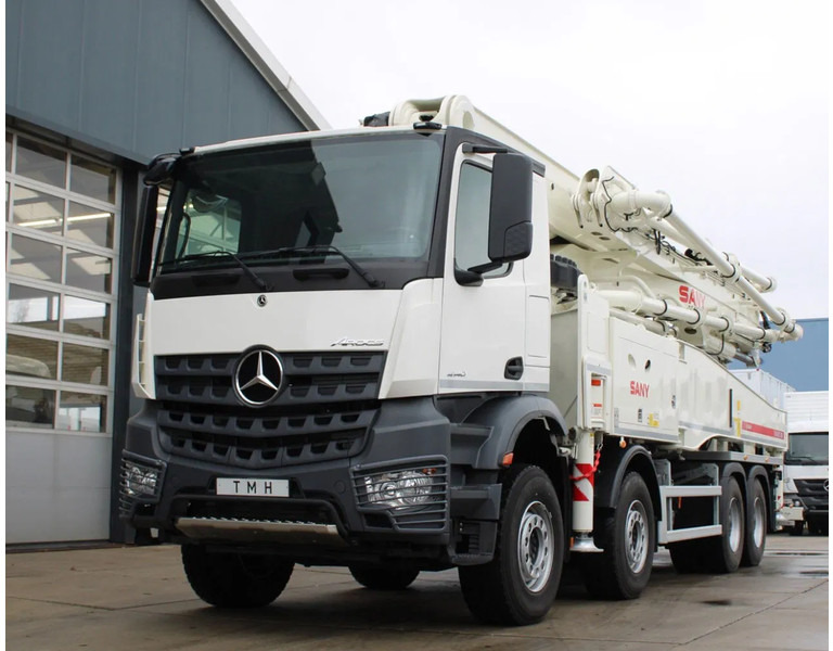 Mercedes-Benz Arocs 4140 8x4 Sany SY43 Concrete pump Build by Putzmeister - Betona sūknis: foto 1 Mercedes-Benz Arocs 4140 8x4 Sany SY43 Concrete pump Build by Putzmeister - Betona sūknis: foto 1
