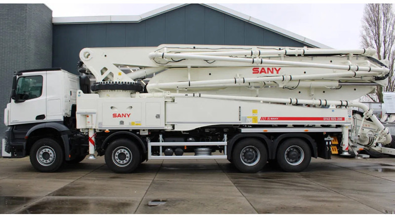 Mercedes-Benz Arocs 4140 8x4 Sany SY43 Concrete pump Build by Putzmeister - Betona sūknis: foto 2 Mercedes-Benz Arocs 4140 8x4 Sany SY43 Concrete pump Build by Putzmeister - Betona sūknis: foto 2