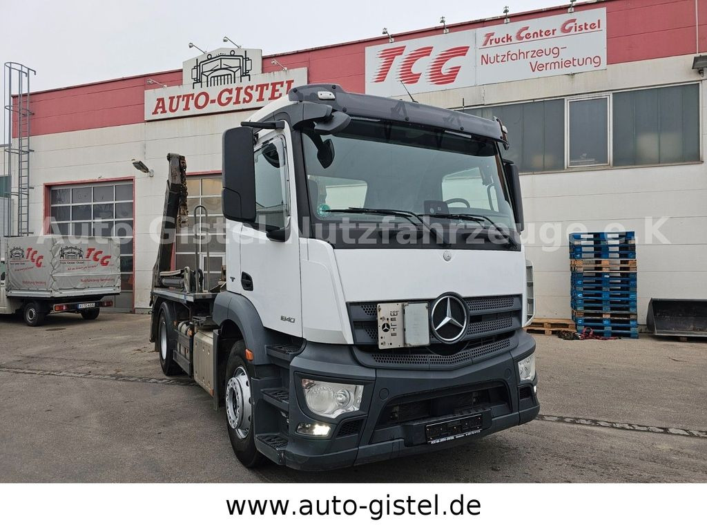 Būvgružu konteineru vedējs Mercedes-Benz Antos 1840 4x2 BL Meiller AK12*Radstand 3.900mm: foto 1