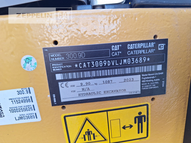 Mini-ekskavators Cat 300.9D: foto 22