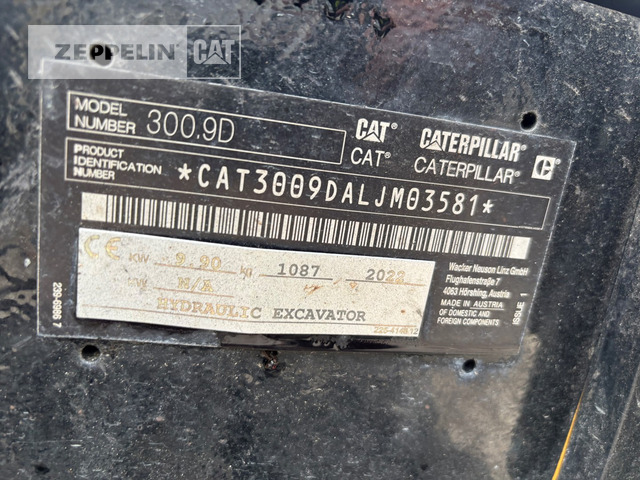 Cat 300.9D - Mini-ekskavators: foto 5 Cat 300.9D - Mini-ekskavators: foto 5