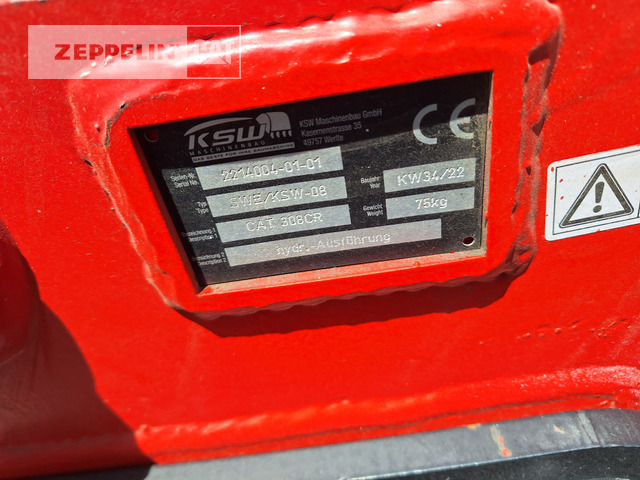 Mini-ekskavators Cat 308-06A: foto 9