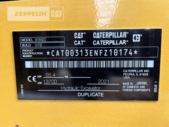 Cat 313GC - Kāpurķēžu ekskavators: foto 2 Cat 313GC - Kāpurķēžu ekskavators: foto 2