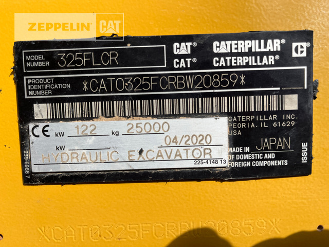 Cat 325FL - Kāpurķēžu ekskavators: foto 2 Cat 325FL - Kāpurķēžu ekskavators: foto 2