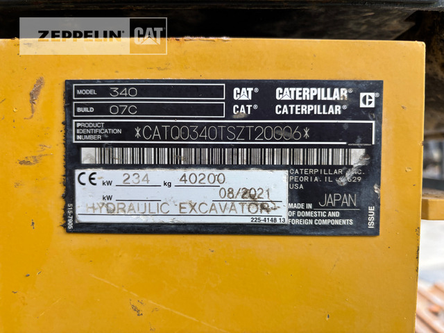 Cat 340-07A - Kāpurķēžu ekskavators: foto 2 Cat 340-07A - Kāpurķēžu ekskavators: foto 2