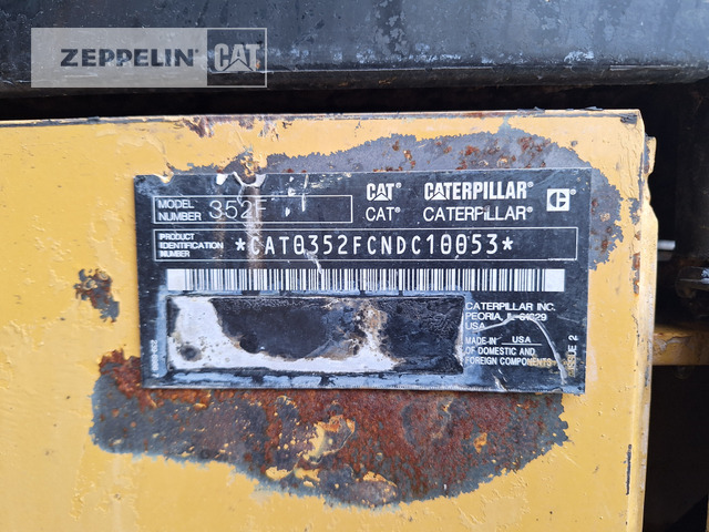 Kāpurķēžu ekskavators Cat 352FL: foto 45