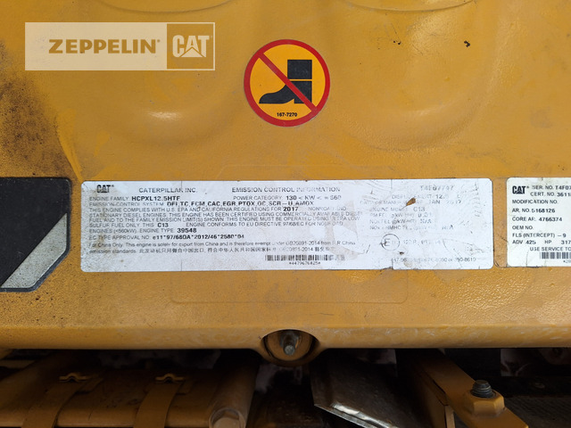 Kāpurķēžu ekskavators Cat 352FL: foto 39