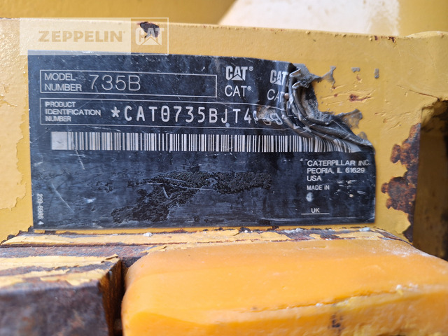 Artikulētias pašizgāzējs Cat 735B: foto 29