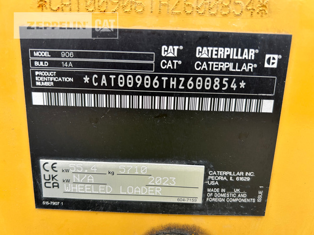 Cat 906-14 - Riteņu iekrāvējs: foto 5 Cat 906-14 - Riteņu iekrāvējs: foto 5