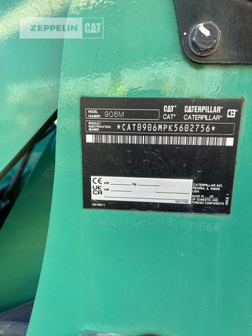 Cat 906M - Riteņu iekrāvējs: foto 5 Cat 906M - Riteņu iekrāvējs: foto 5