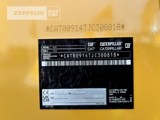 Riteņu iekrāvējs Cat 914-14A: foto 35 Riteņu iekrāvējs Cat 914-14A: foto 35