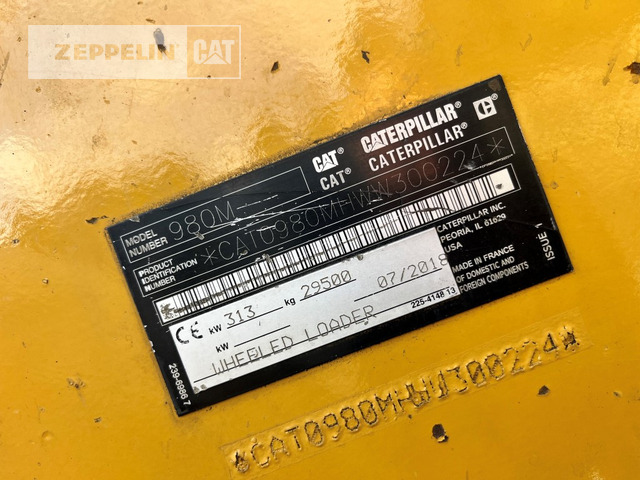 Riteņu iekrāvējs Cat 980M: foto 36