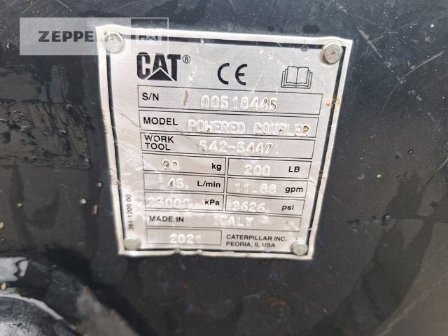 Cat CW10H - Ātrā sakabe - Celtniecības tehnika: foto 4 Cat CW10H - Ātrā sakabe - Celtniecības tehnika: foto 4