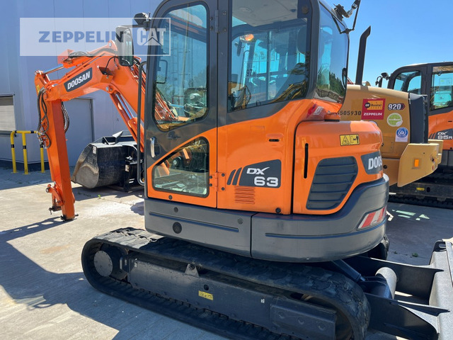 Doosan DX63-3 - Mini-ekskavators: foto 1 Doosan DX63-3 - Mini-ekskavators: foto 1