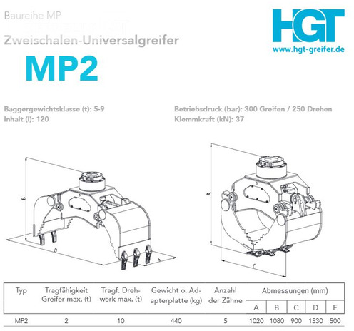 Hydraulik-Greifer-Technologie Z-U2 - Greiferi - Celtniecības tehnika: foto 2 Hydraulik-Greifer-Technologie Z-U2 - Greiferi - Celtniecības tehnika: foto 2