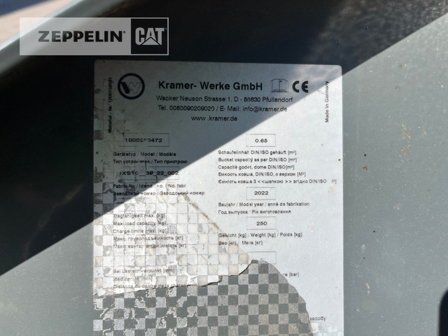 Riteņu iekrāvējs Kramer 5065: foto 12