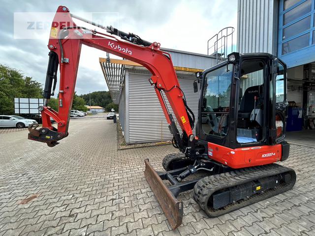Kubota KX037-4 - Mini-ekskavators: foto 1 Kubota KX037-4 - Mini-ekskavators: foto 1