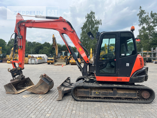 Kubota KX080-4 - Mini-ekskavators: foto 1 Kubota KX080-4 - Mini-ekskavators: foto 1