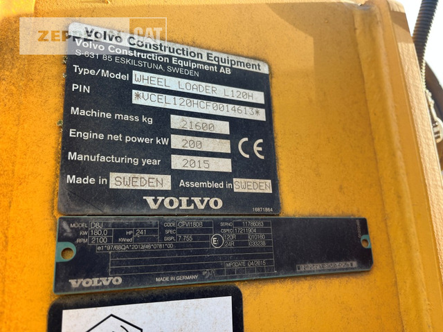 Volvo L120H - Riteņu iekrāvējs: foto 2 Volvo L120H - Riteņu iekrāvējs: foto 2