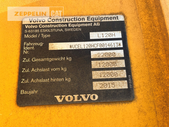 Volvo L120H - Riteņu iekrāvējs: foto 3 Volvo L120H - Riteņu iekrāvējs: foto 3