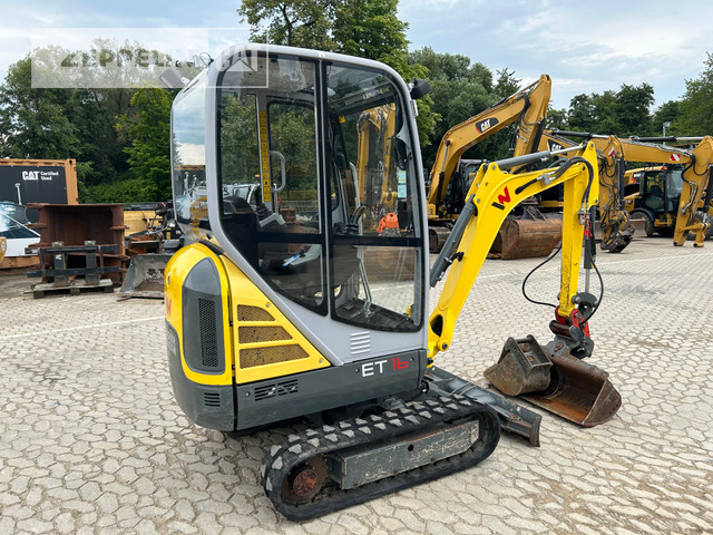 Wacker ET16 - Mini-ekskavators: foto 3 Wacker ET16 - Mini-ekskavators: foto 3