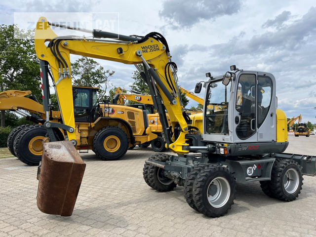 Wacker EW100 - Riteņu ekskavators: foto 1 Wacker EW100 - Riteņu ekskavators: foto 1
