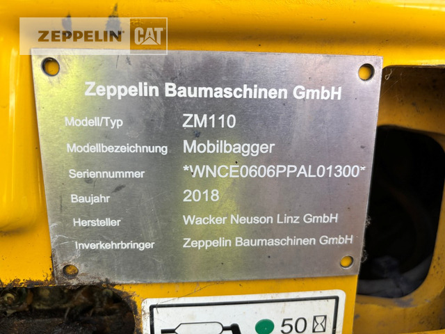 Riteņu ekskavators Wacker ZM110: foto 26