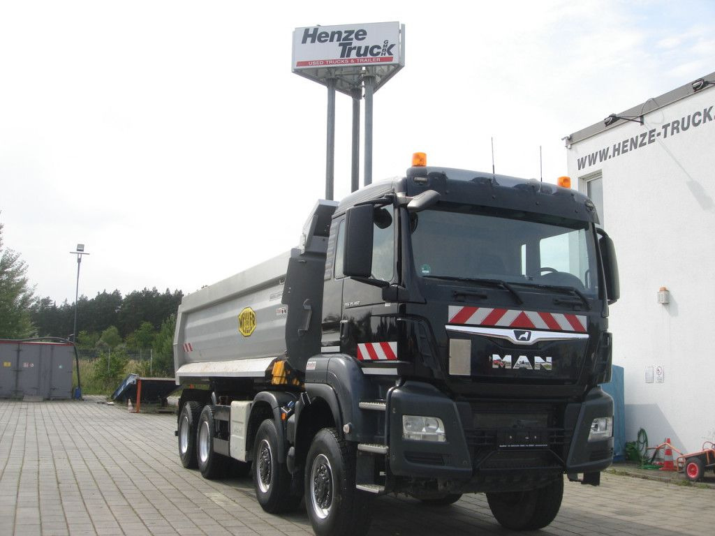 MAN TG-S 35.460 8x6 4 Achs Muldenkipper Meiller 18m³ - Būvgružu konteineru vedējs: foto 2 MAN TG-S 35.460 8x6 4 Achs Muldenkipper Meiller 18m³ - Būvgružu konteineru vedējs: foto 2