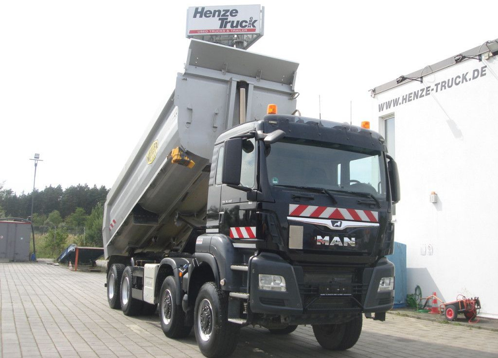 MAN TG-S 35.460 8x6 4 Achs Muldenkipper Meiller 18m³ - Būvgružu konteineru vedējs: foto 1 MAN TG-S 35.460 8x6 4 Achs Muldenkipper Meiller 18m³ - Būvgružu konteineru vedējs: foto 1