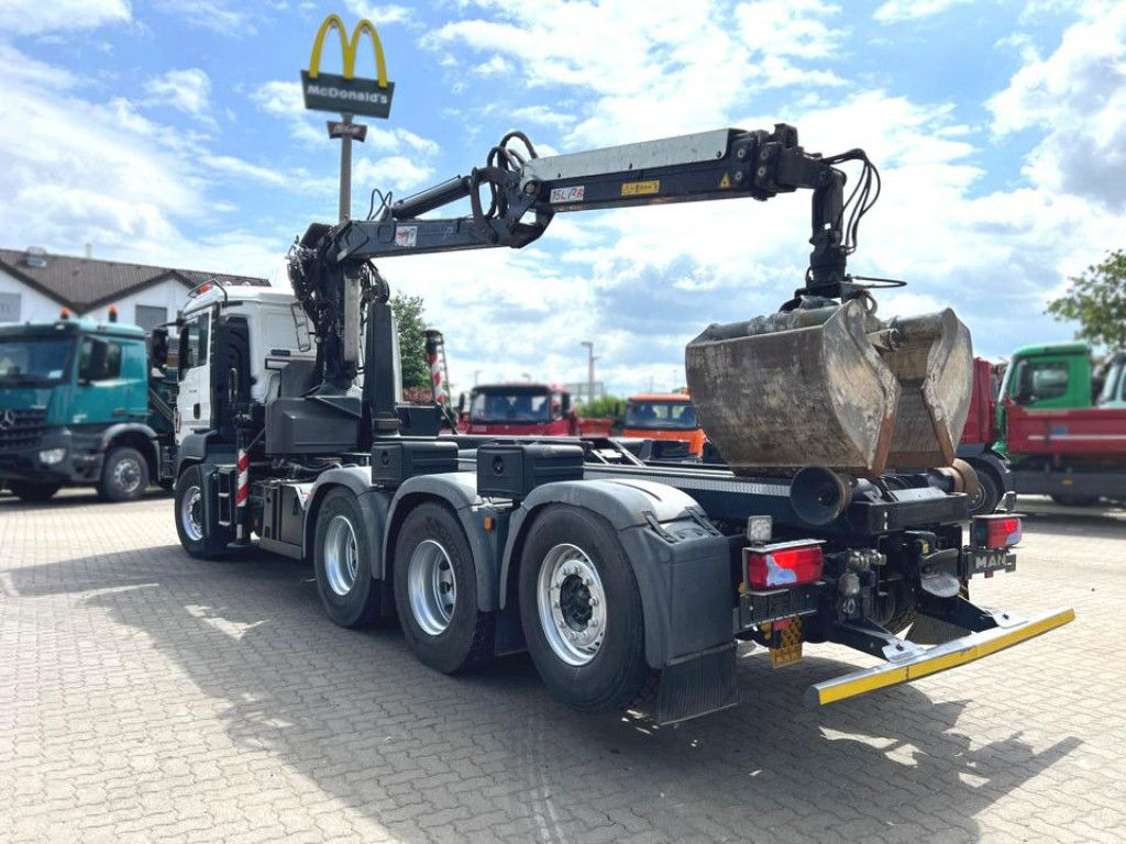 MAN TG-S 35.480 8x4 BL Abrollkipper mit Kran Penz-15 - Kravas auto ar manipulatoru: foto 4 MAN TG-S 35.480 8x4 BL Abrollkipper mit Kran Penz-15 - Kravas auto ar manipulatoru: foto 4