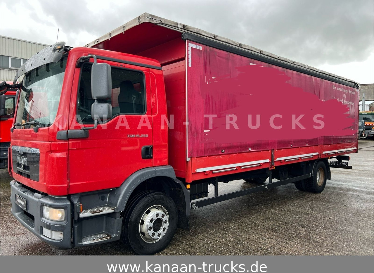 MAN TGM 15.250 Spezial Aufbau Langmaterial 7,5m - Kravas automašīna ar tentu: foto 2 MAN TGM 15.250 Spezial Aufbau Langmaterial 7,5m - Kravas automašīna ar tentu: foto 2