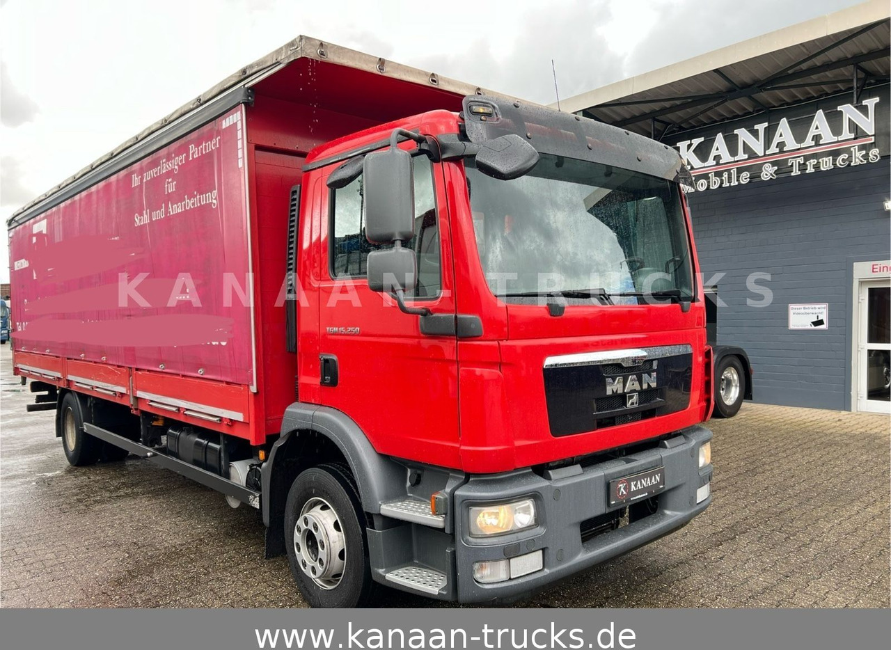 MAN TGM 15.250 Spezial Aufbau Langmaterial 7,5m - Kravas automašīna ar tentu: foto 1 MAN TGM 15.250 Spezial Aufbau Langmaterial 7,5m - Kravas automašīna ar tentu: foto 1