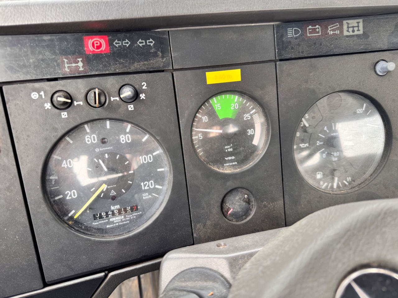 Kravas auto ar manipulatoru Mercedes-Benz 1417 AK Allrad Palfinger Montagekran 17,7m 64TKM: foto 7