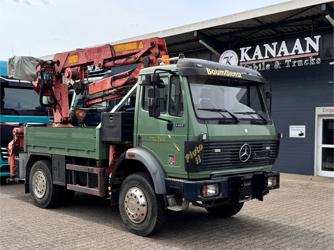 Mercedes-Benz 1417 AK Allrad Palfinger Montagekran 17,7m 64TKM - Kravas auto ar manipulatoru: foto 2 Mercedes-Benz 1417 AK Allrad Palfinger Montagekran 17,7m 64TKM - Kravas auto ar manipulatoru: foto 2