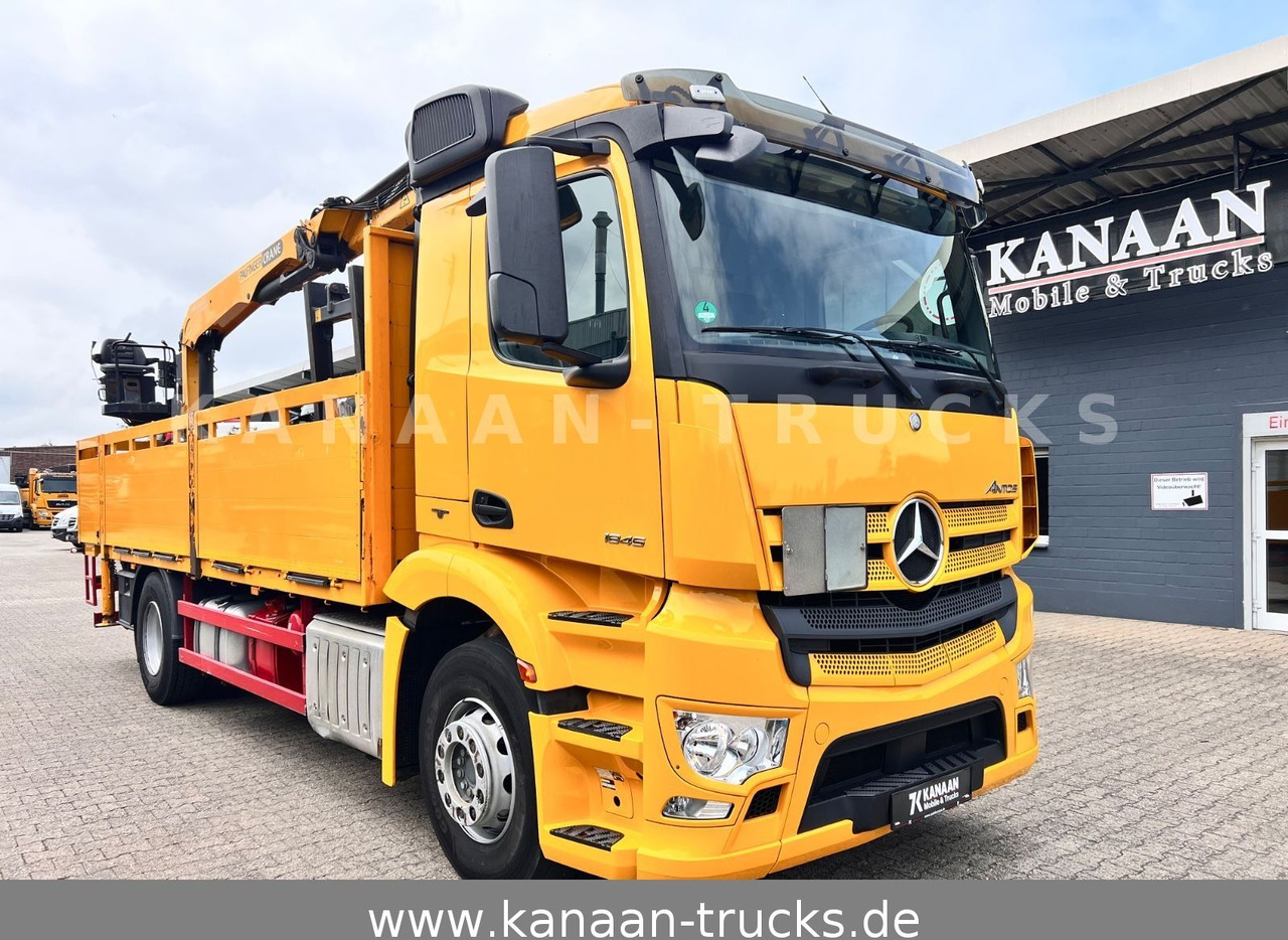 Mercedes-Benz 1845 Antos 4x2 Baustoffkran Palfinger 21001L - Kravas auto ar manipulatoru: foto 1 Mercedes-Benz 1845 Antos 4x2 Baustoffkran Palfinger 21001L - Kravas auto ar manipulatoru: foto 1
