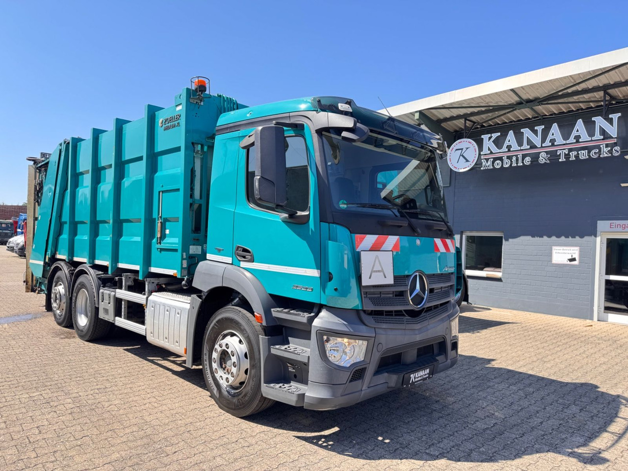 Mercedes-Benz 2533 Antos Müllwagen Zöller ATM bei 90Tkm - Atkritumu vedējs: foto 1 Mercedes-Benz 2533 Antos Müllwagen Zöller ATM bei 90Tkm - Atkritumu vedējs: foto 1