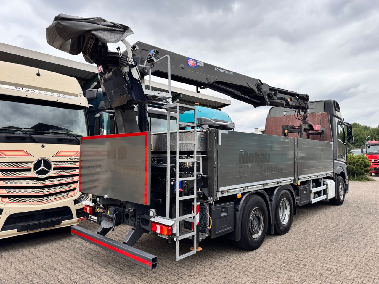 Mercedes-Benz 2545 Actros 4 Baustoffkran HMF Hochdach - Kravas auto ar manipulatoru: foto 4 Mercedes-Benz 2545 Actros 4 Baustoffkran HMF Hochdach - Kravas auto ar manipulatoru: foto 4