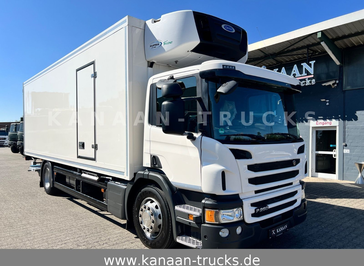 Scania P250 Kühlkoffer Carrier Supra1150 Silent LBW E6 - Kravas automašīna refrižerators: foto 1 Scania P250 Kühlkoffer Carrier Supra1150 Silent LBW E6 - Kravas automašīna refrižerators: foto 1