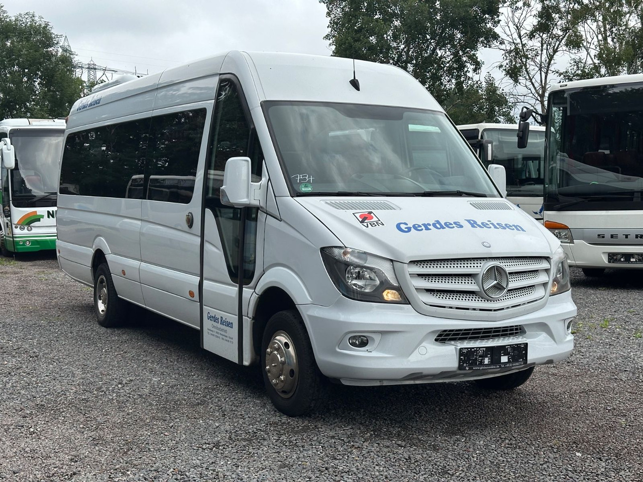 Mercedes-Benz Sprinter 516 CDi (24 Sitze*DE*AC*Reise) - Mikroautobuss, Pasažieru furgons: foto 1 Mercedes-Benz Sprinter 516 CDi (24 Sitze*DE*AC*Reise) - Mikroautobuss, Pasažieru furgons: foto 1